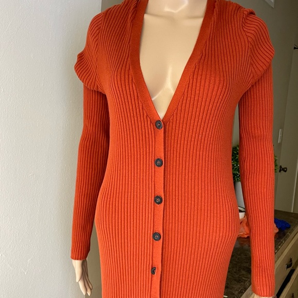 Long stretch long sleeve coat size M - Picture 5 of 8